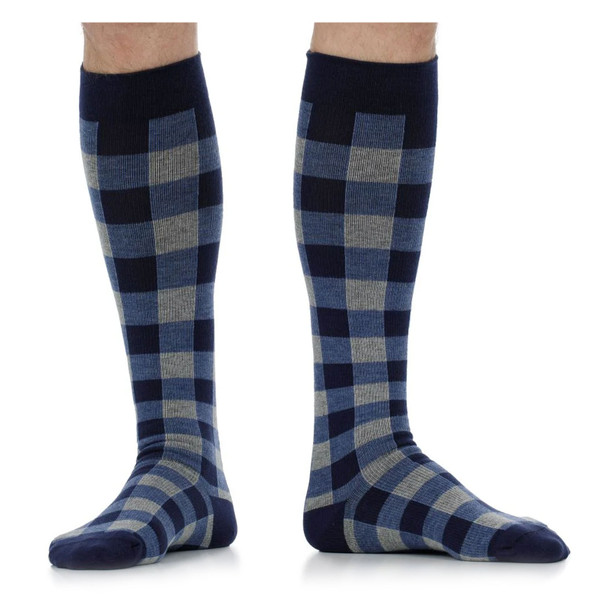 Montana Plaid Heathered Navy