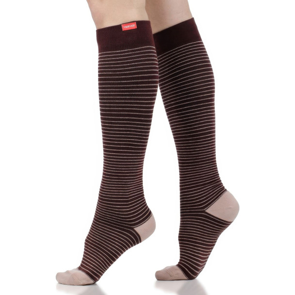 Pinstripe Plum/Mauve