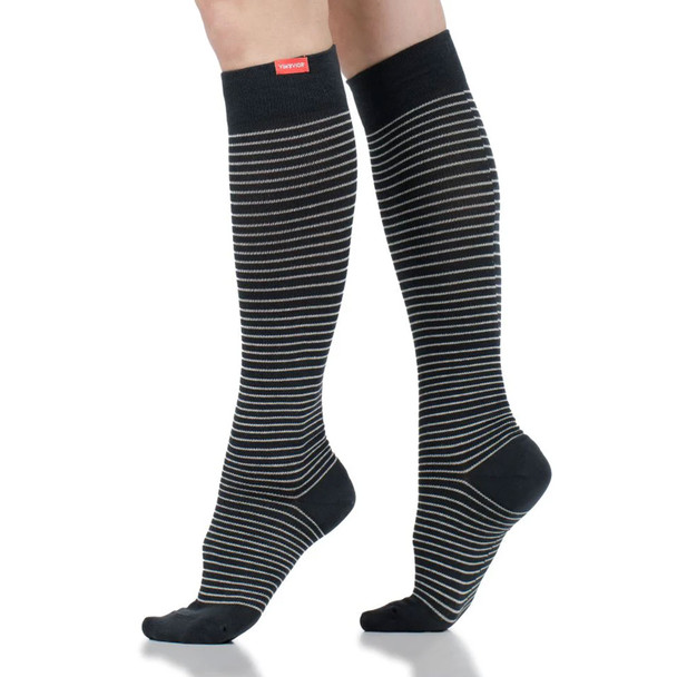 Pinstripe Charcoal/White