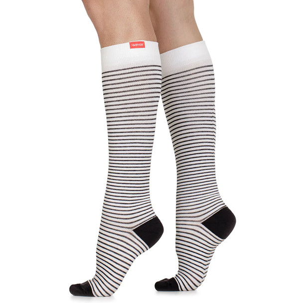 Pinstripe Cream/Black