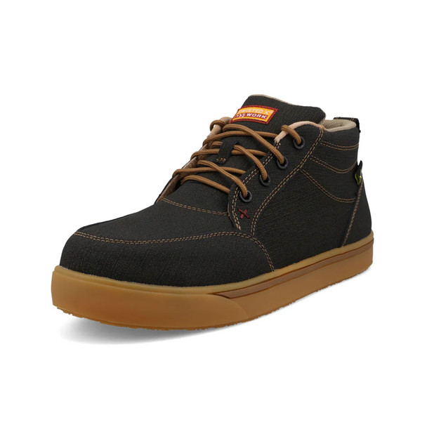 TWISTED X Men's Work Kicks Charcoal High Top Shoe
