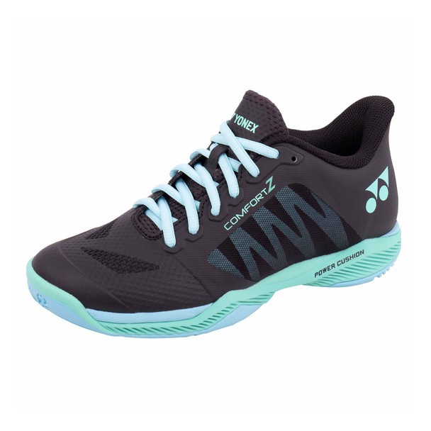 YONEX Women's Power Cushion Comfort Z3 Black/Mint Badminton Shoes