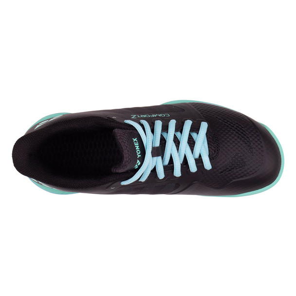 YONEX Women's Power Cushion Comfort Z3 Black/Mint Badminton Shoes