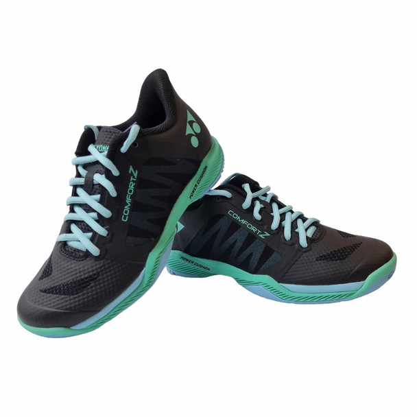 YONEX Women's Power Cushion Comfort Z3 Black/Mint Badminton Shoes
