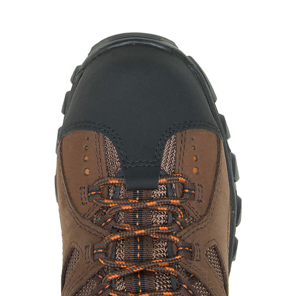 WOLVERINE Men's Hudson Steel Toe Dark Brown/Black Work Boot