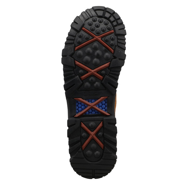 TWISTED X Men's 6in Amber Brown/Distressed Saddle Work Boot