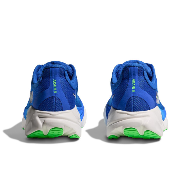 HOKA Men's Arahi 8 Wide Cobalt Blue/Neon Green Running Shoes