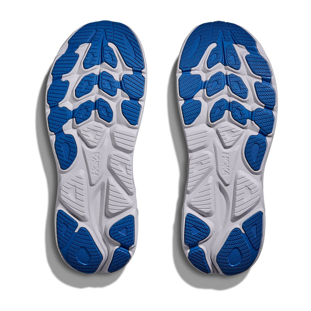 HOKA Men's Clifton 10 Ash Gray/Neon Green Running Shoes