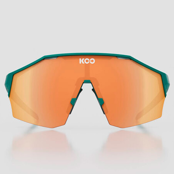 KOO Alibi Persian Green Matt/Orange Cycling Sunglasses (OEY00009-965)