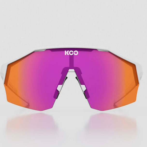 KOO Alibi White Matt/Fuchsia Photochromic Sunglasses (OEY00009-963)