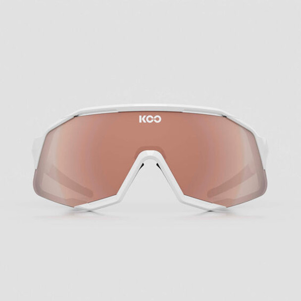 KOO Demos White/Brown Cycling Sunglasses (OEY00005-900)