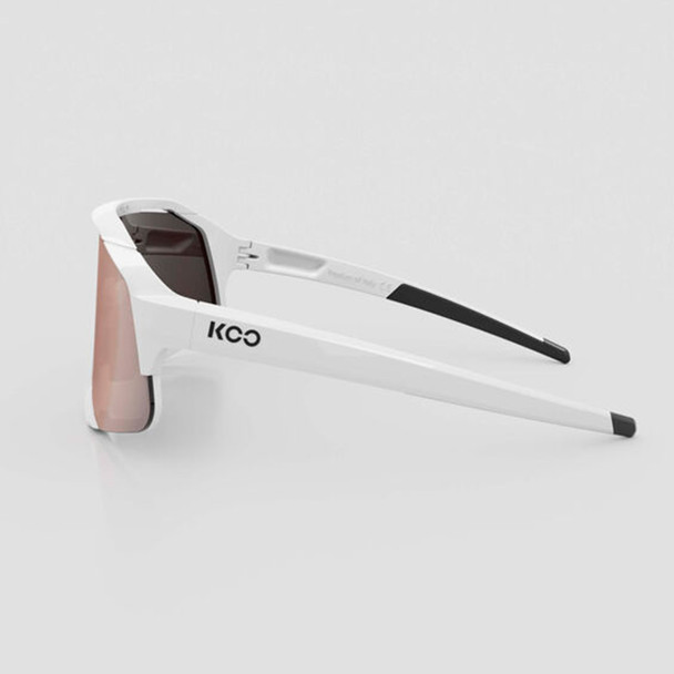 KOO Demos White/Brown Cycling Sunglasses (OEY00005-900)