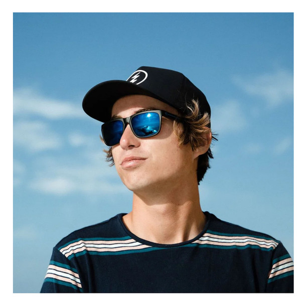 ELECTRIC Knoxville Sport Matte Black/Blue Polar Pro Sunglasses (EE15101065)