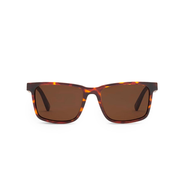 ELECTRIC Satellite JR Matte Tort/Bronze Polarized Lens Blue Light Blocking Sunglasses (EE20476543)