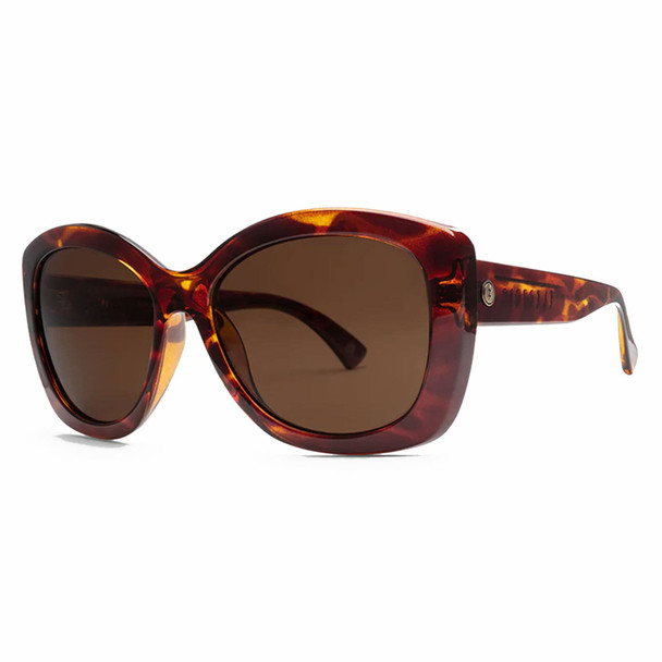 ELECTRIC Gaviota Gloss Tortoise/Bronze Polarized Sunglasses (EE20810643)