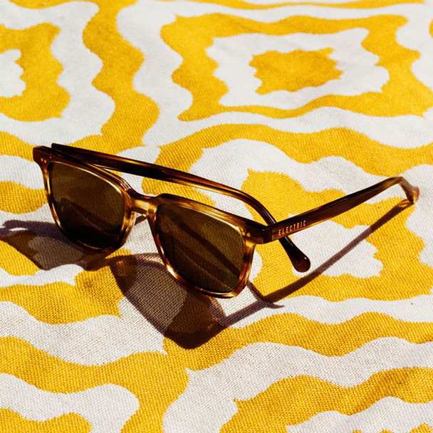 ELECTRIC Birch Tobacco/Grey Polarized Sunglasses (EE19074442)