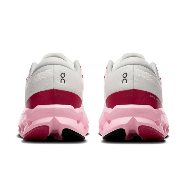 ON FOOTWEAR Womens Cloudsurfer 2 Ivory/Peony Running Shoe