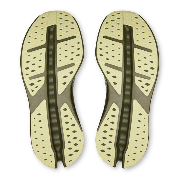 ON FOOTWEAR Womens Cloudsurfer Max Seedling/Olive Running Shoe
