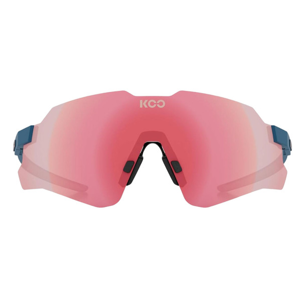KOO Nebula Sunglasses with Midnight Blue Matt Frame and Photochromic Rose Gold Mirror Lens (OEY00015-844)