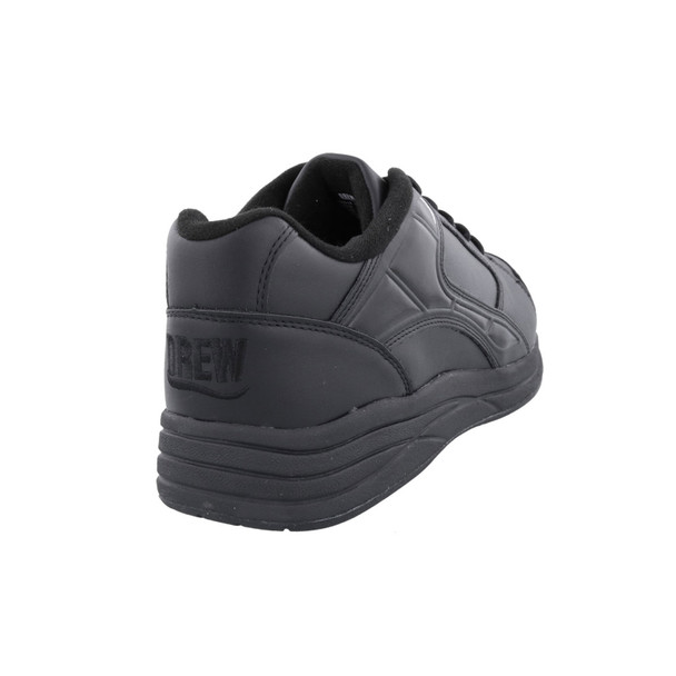 DREW Men's Force Black Leather Athletic Shoes