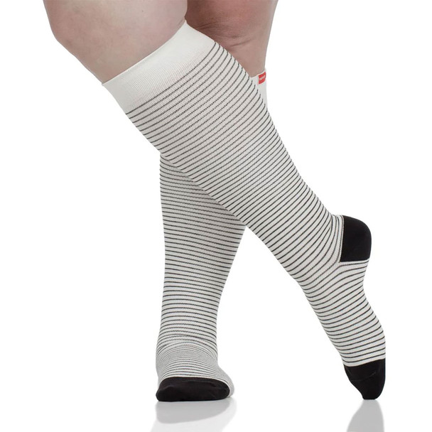 Pinstripe Cream & Black