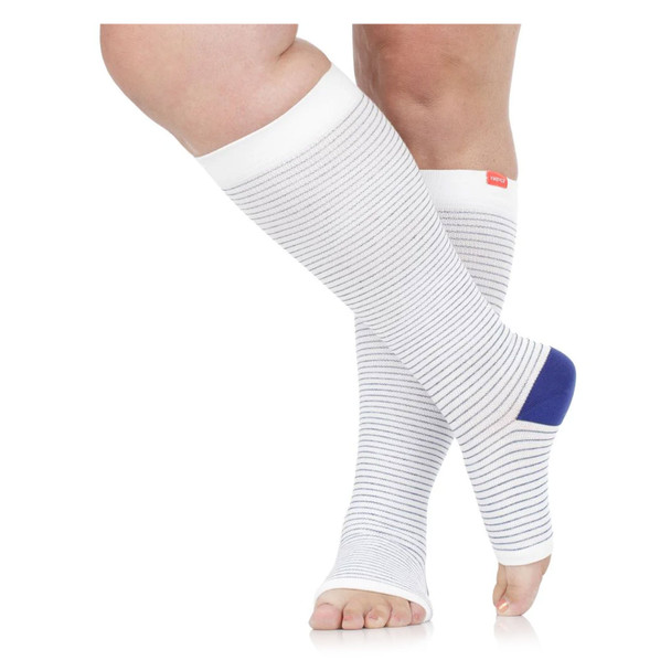 Pinstripe Cream/Dark Indigo