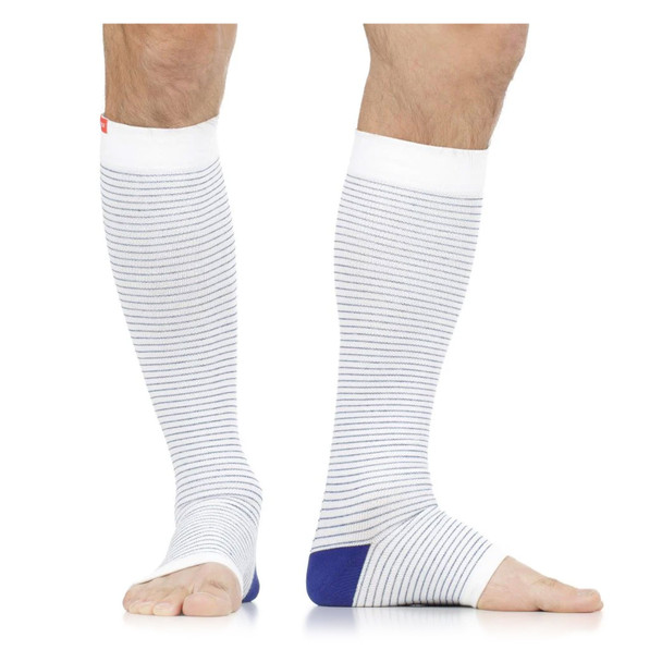 Pinstripe Cream/Dark Indigo