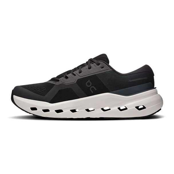 ON FOOTWEAR Men's Cloudrunner 3 Black/Ivory Running Shoe