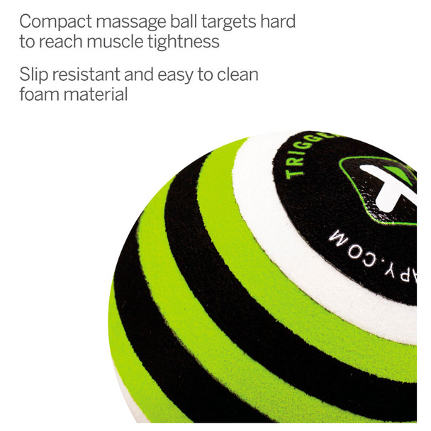 TRIGGERPOINT MB1 2.5in Green/Black/White Massage Ball (3301)
