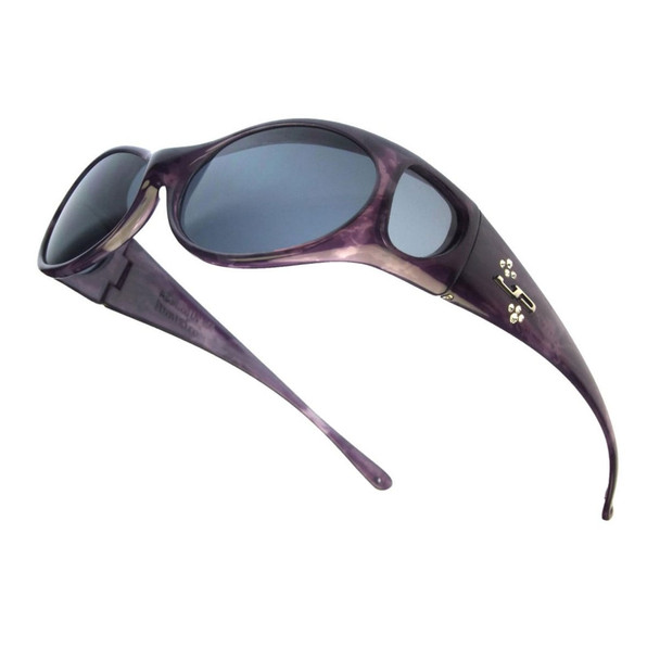 JONATHAN PAUL Aurora Purple Haze/Grey Fitover Sunglasses (1082752)
