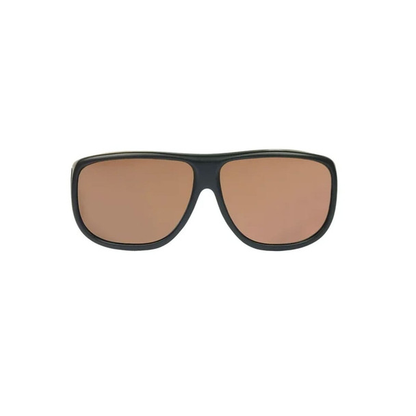 JONATHAN PAUL Aviator Matte Black Frame/Amber Lens Fitover Sunglasses (1082756)