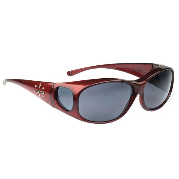 JONATHAN PAUL Element Claret/Grey Lens Fitover Sunglasses (1082779)