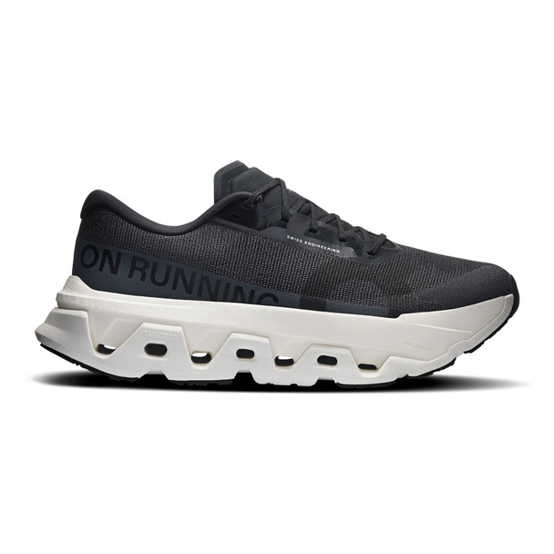 ON FOOTWEAR Men's Cloudmonster 3 Hyper Black/Ivory Running Shoe