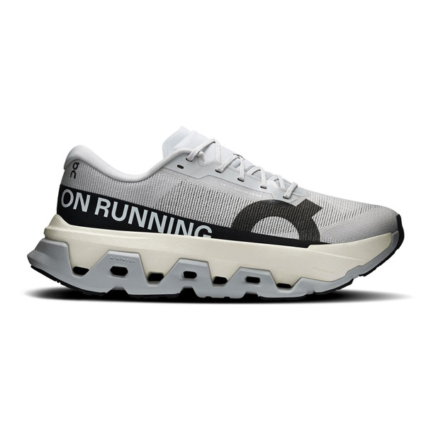 ON FOOTWEAR Men's Cloudmonster 3 Hyper Glacier/Black Running Shoe