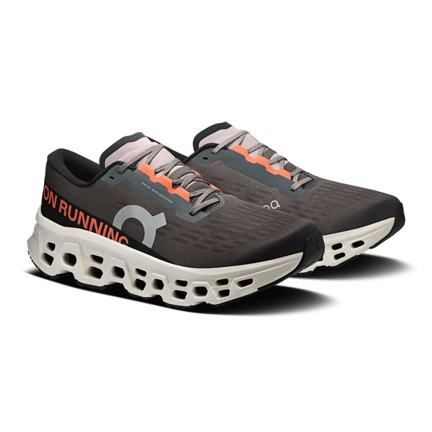 ON FOOTWEAR Men's Cloudmonster 3 Eclipse/Ivory Running Shoe