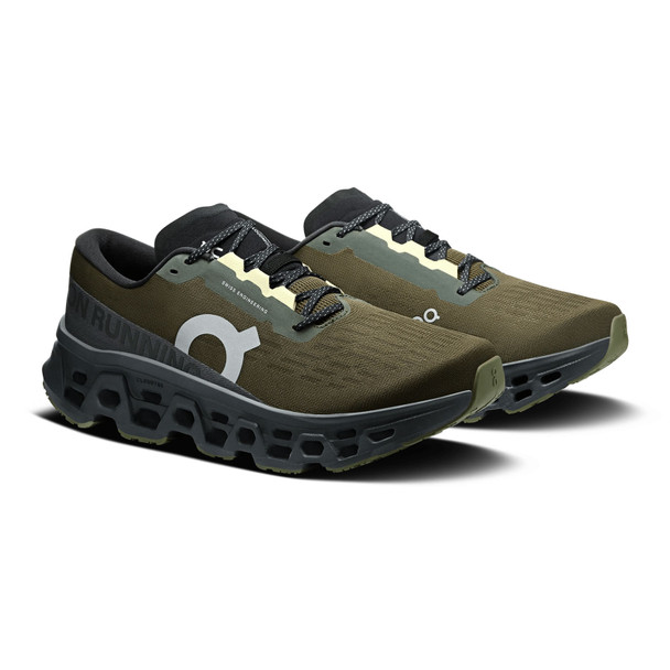 ON FOOTWEAR Men's Cloudmonster 3 Olive Eclipse Running Shoe