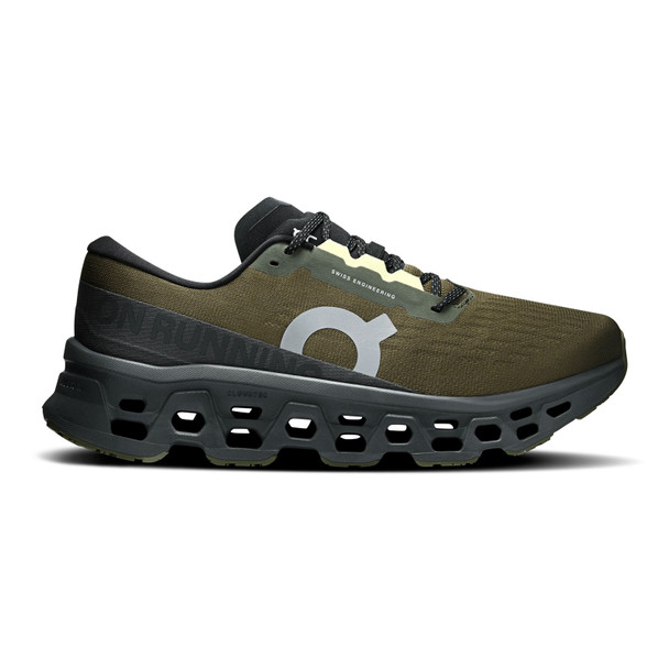 ON FOOTWEAR Men's Cloudmonster 3 Olive Eclipse Running Shoe - Free
