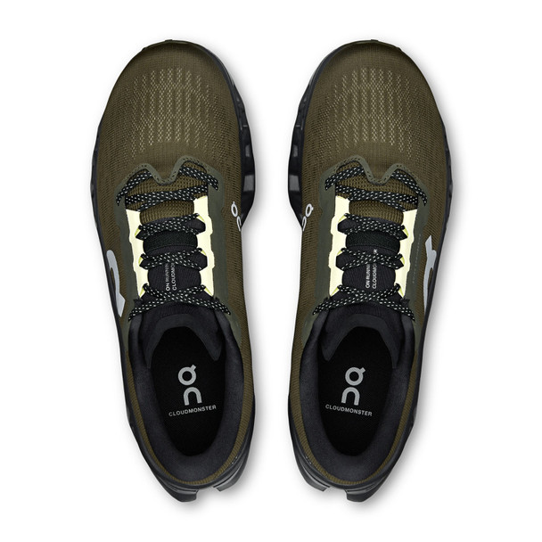 ON FOOTWEAR Men's Cloudmonster 3 Olive Eclipse Running Shoe