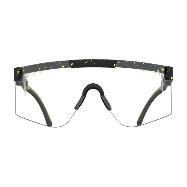 PIT VIPER The Cosmos Photochromic 2000s Black with Neon Splatter Sunglasses