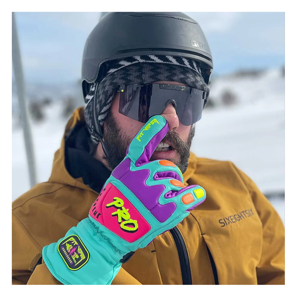 PIT VIPER The Cosmos Photochromic 2000s Black with Neon Splatter Sunglasses