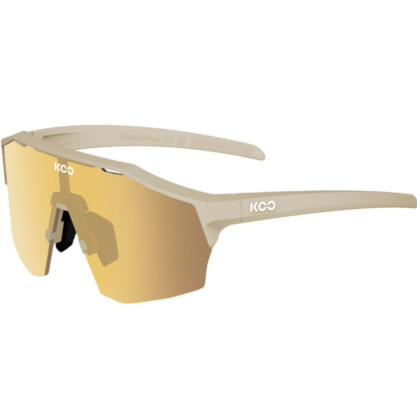 KOO Alibi Sand Matt/Gold Mirror Large Cycling Sunglasses (OEY00009-969.L)