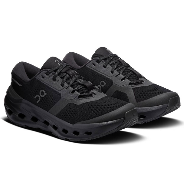 ON FOOTWEAR Women's Cloudrunner 3 Wide Black/Black Running Shoes
