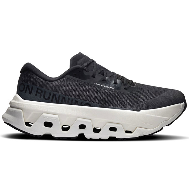 ON FOOTWEAR Women's Cloudmonster 3 Hyper Black/Ivory Running Shoes