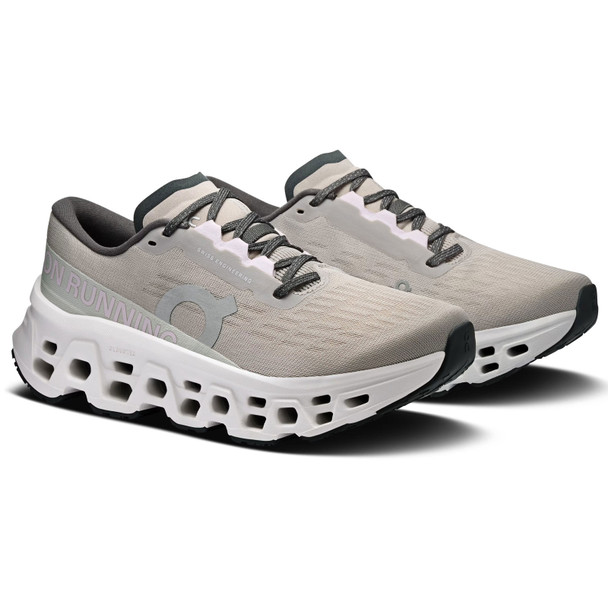 ON FOOTWEAR Women's Cloudmonster 3 Truffle/Ivory Running Shoes