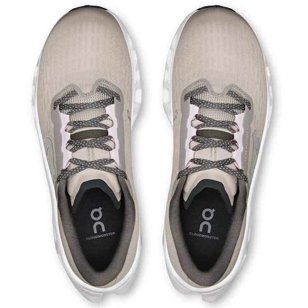 ON FOOTWEAR Women's Cloudmonster 3 Truffle/Ivory Running Shoes