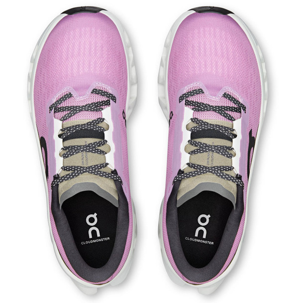 ON FOOTWEAR Women's Cloudmonster 3 Sakura/Ivory Running Shoes