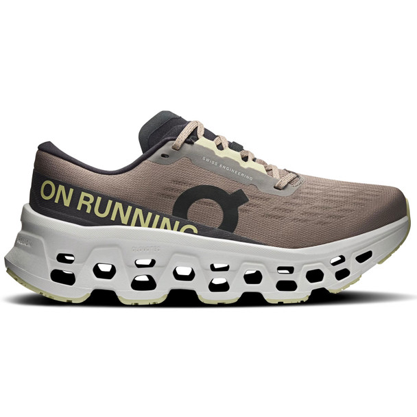 ON FOOTWEAR Women's Cloudmonster 3 Cinder/Ivory Running Shoes
