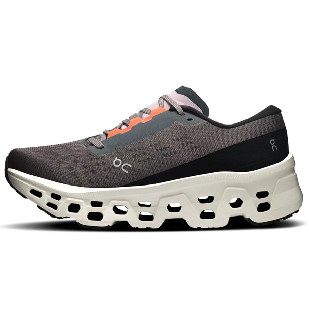ON FOOTWEAR Women's Cloudmonster 3 Eclipse/Ivory Running Shoes