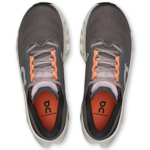 ON FOOTWEAR Women's Cloudmonster 3 Eclipse/Ivory Running Shoes