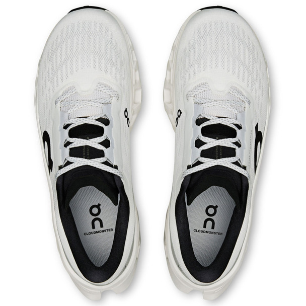 ON FOOTWEAR Women's Cloudmonster 3 White/White Running Shoes